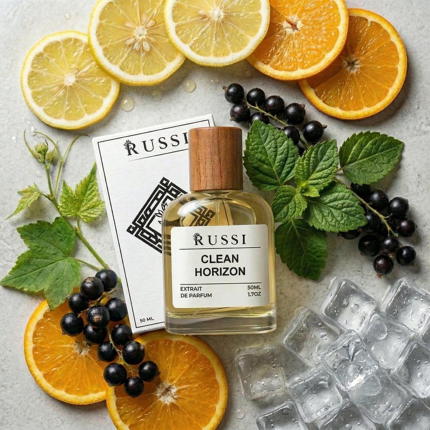 CLEAN HORIZON APELSINAS · BAZILIKAS · JUODIEJI SERBENTAI