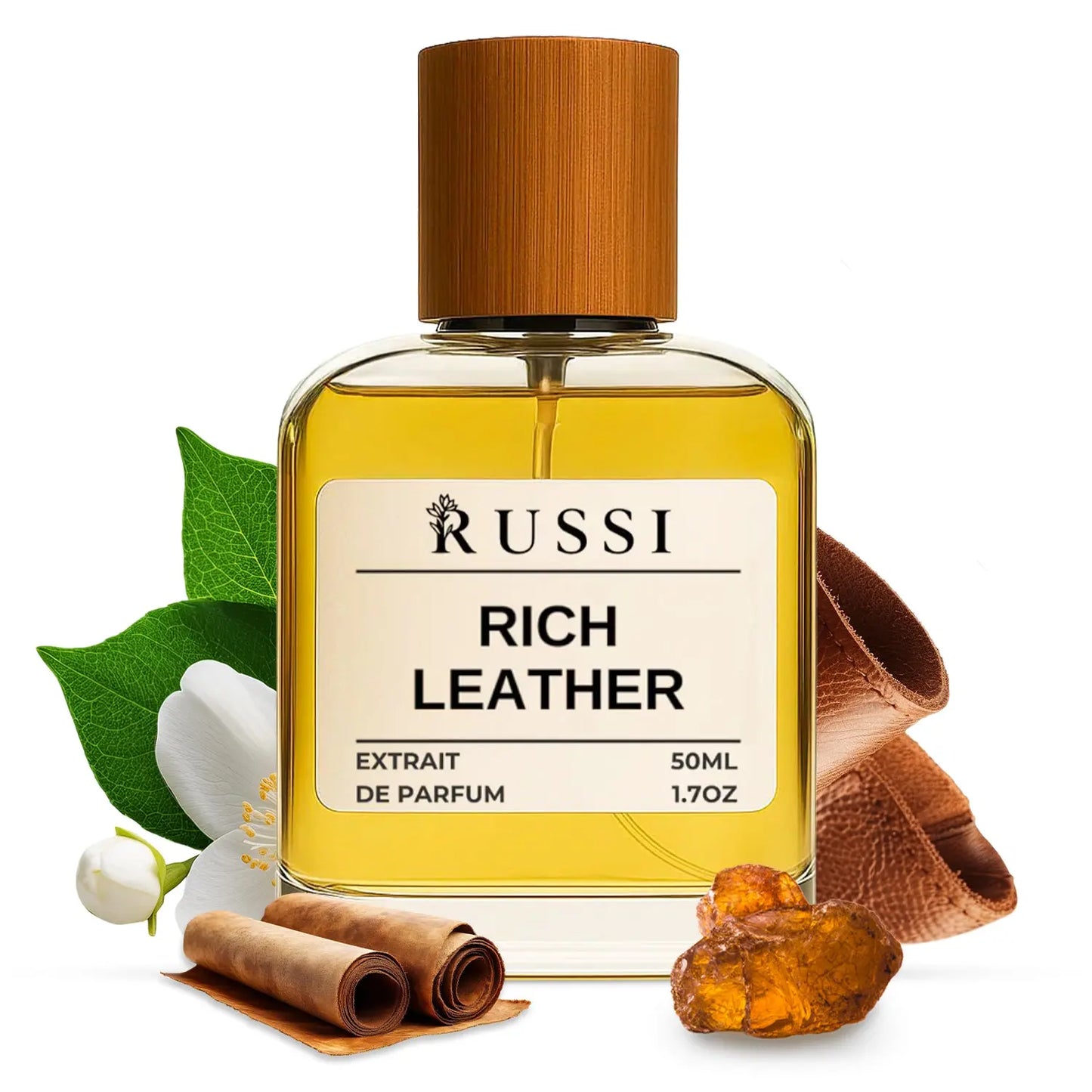 RICH LEATHER ODA · KARDAMONAS · JAZMINAI