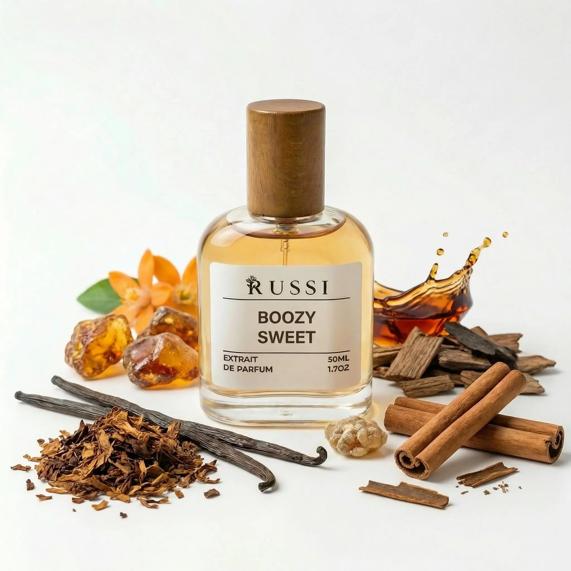 BOOZY SWEET ROMAS · VANILĖ · TABAKAS