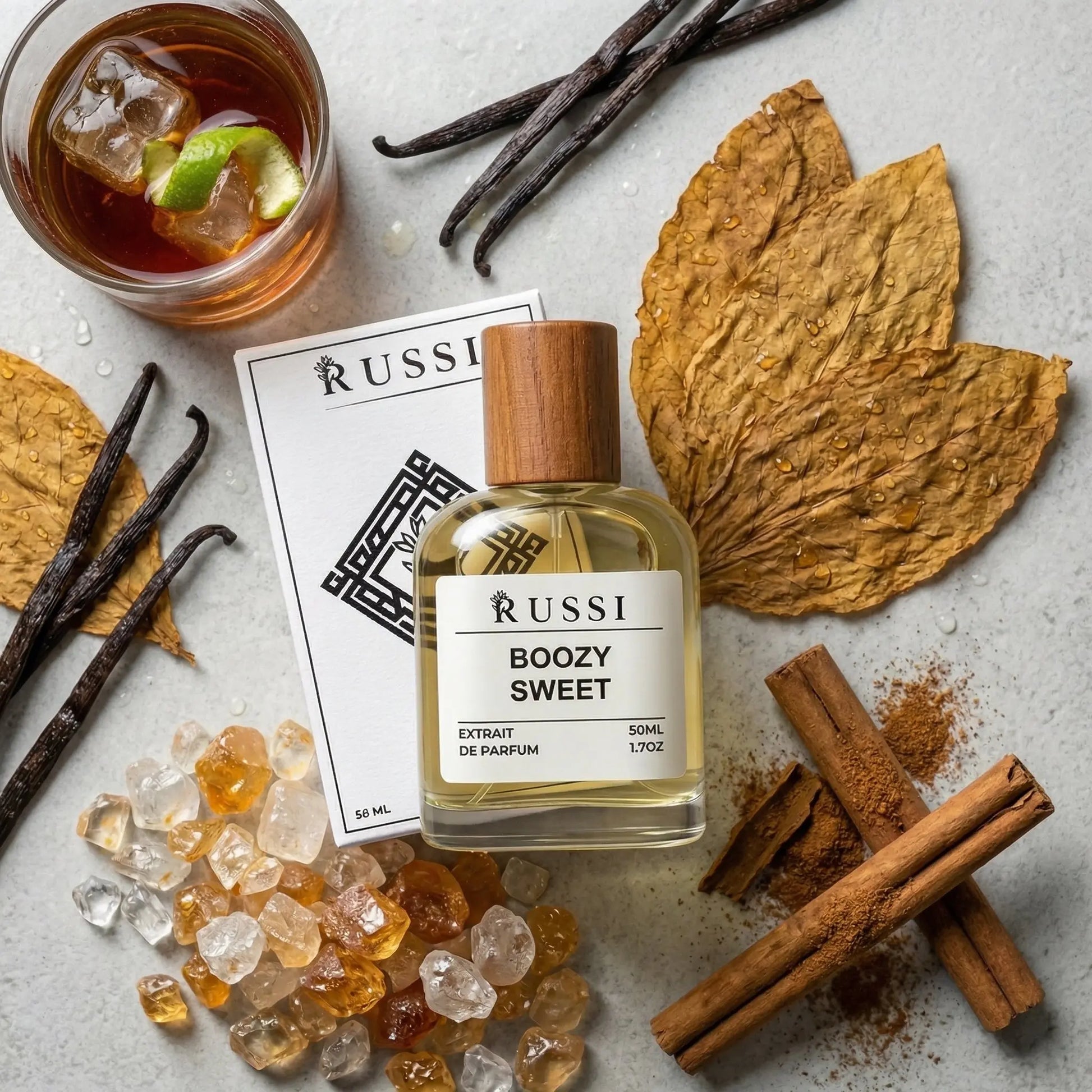 BOOZY SWEET ROMAS · VANILĖ · TABAKAS