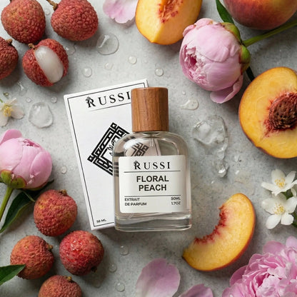 FLORAL PEACH PERSIKAS · LIČIAI · BIJŪNAI
