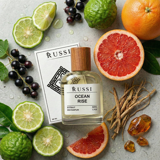 OCEAN RISE CITRUSAI · LAVANDA · VETIVERIJA