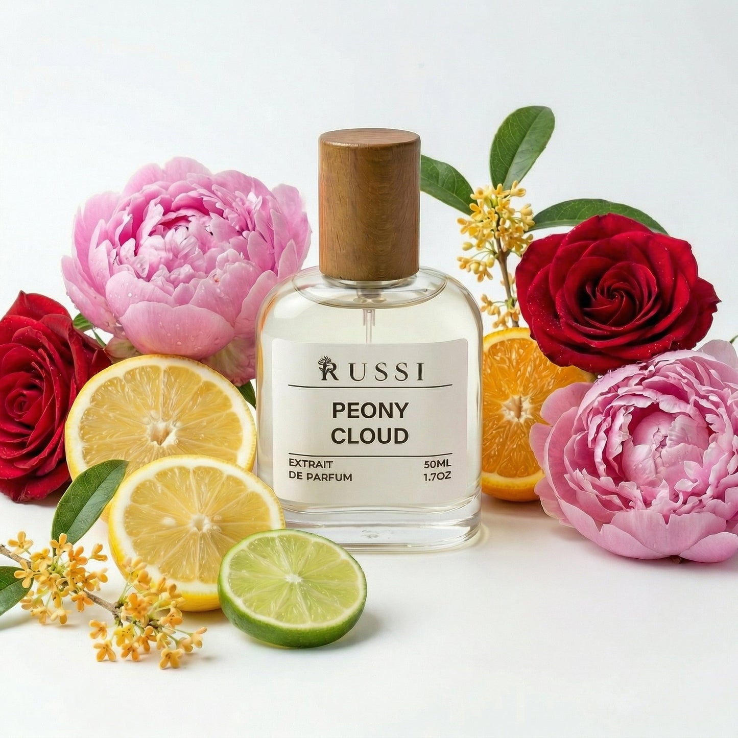 PEONY CLOUD BIJŪNAS · ROŽĖ · CITRUSAI