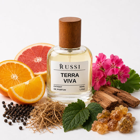 RUSSI Terra Viva premium perfume product photo